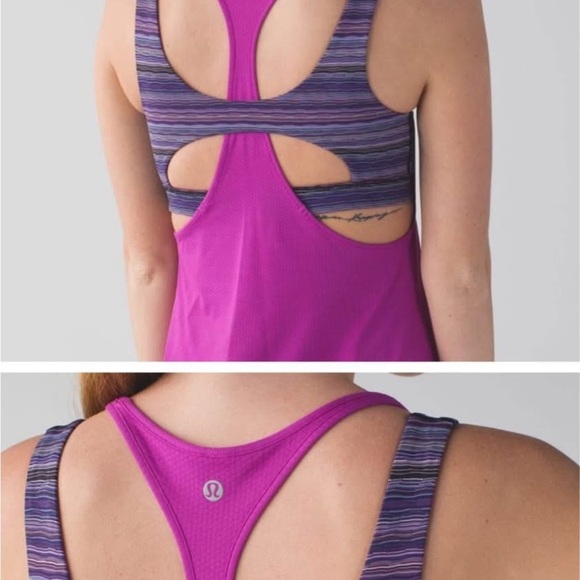 4 Lululemon All Sport Support 2 in 1 Tanks, size small, great condition - Picture 4 of 6
